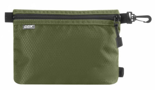 GOX Small Toiletry Bag for Men Bulk Cosmetic Bag Dopp Kit Carry On Zipper Pouch Organization Nylon Small Packing Sack Waterproof (Dark Green) - color: Dark Green