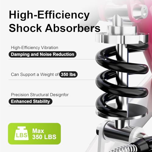 BlessReach Economy Steerable Knee Walker - Compact Crutch Alternative for Foot Injuries with Dual Braking System (Pink) - color: Pink