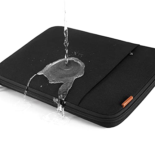 DOMISO Laptop Case Laptop Sleeve Cover Compatible with 15 inch MacBook Air M4/A3241 2025, M3/A3114,M2/A2941,15 inch MacBook Pro A1990 A1707,Compatible with Dell XPS 15 Plus with Small Case,Black - color: Black, size: 14 inch