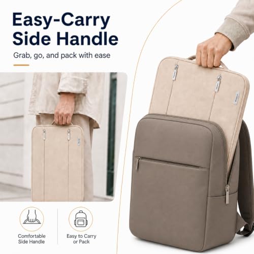 Voova 15.6-16 Inch Laptop Sleeve, Laptop Case, MacBook Case, Apricot - color: Apricot, size: 15.6-16 Inch