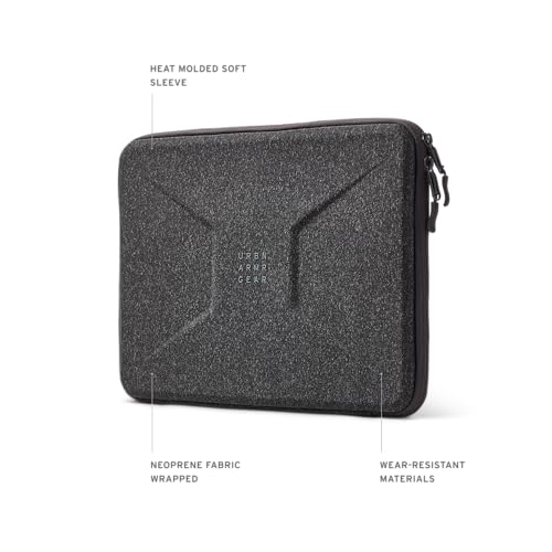 UAG Laptop Sleeve Case, Large Sleeve, Fits Up to 15-16"" Laptop, Shockproof Protective Carrying Computer Bag with Micro-Suede Lining and Interior Accessory Pocket, Dark Grey - size: Large - Dark Grey