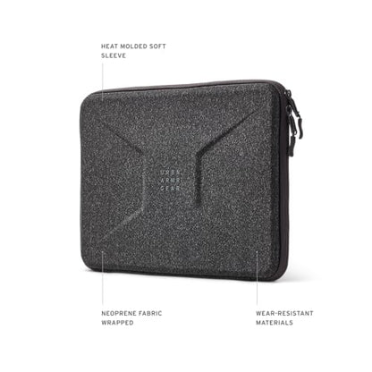 UAG Laptop Sleeve Case, Large Sleeve, Fits Up to 15-16"" Laptop, Shockproof Protective Carrying Computer Bag with Micro-Suede Lining and Interior Accessory Pocket, Dark Grey - size: Large - Dark Grey