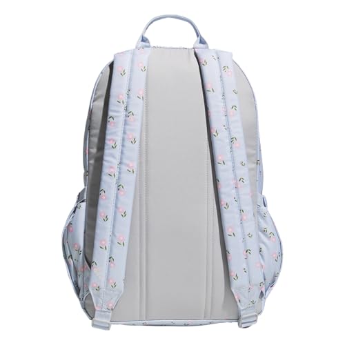 adidas Lineage Backpack for Laptop, School and Travel, 22L, Ditsy Floral Crystal Sky, OSFA - color: Ditsy Floral Crystal Sky