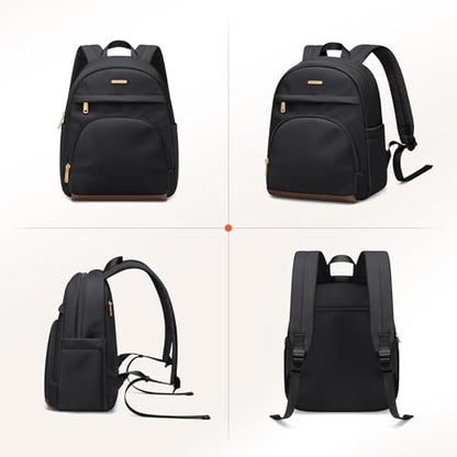 TENSTAR Mini Backpack for Women Stylish Convertible Back Pack Purse, Light Weight Daypack Purses Daily Backpack Cute Bookbag for College Travel, Black - color: Black