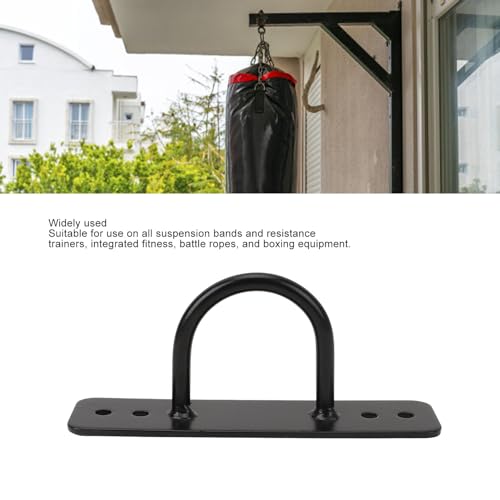 Battle Ropes Anchor Bracket | 300KG Iron Wall Ceiling Mount | Exercise Anchor for Suspension Trainers/Workout Bands/Boxing Equipment