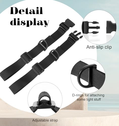 2 PCS Chest Strap for Backpack, Heavy Duty Elastic Backpack Chest Straps