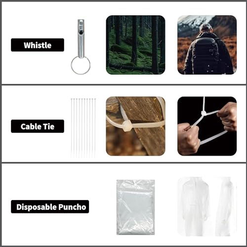 RHINO RESCUE Survival First Aid Kit, HSA/FSA Eligible, Emergency Kit Molle Pouch IFAK Medical Kit for Vehicles Car Camping Backpacking Hiking Hunting - color: Ranger Green
