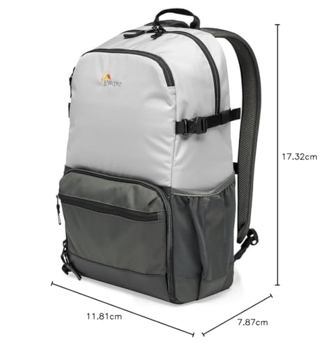Lowepro LP37238-PWW Truckee BP 250 LX Outdoor Camera Backpack, Fits 15 inch Tablet, for Compact DSLR/Mirrorless, for Sony, Canon, Nikon, 1-2 Lenses, Gimbal, Video Drone, DJI, Osmo, Mavic, Light Grey - size: 250 LX, style: Truckee Bp 250 Lx (Grey)