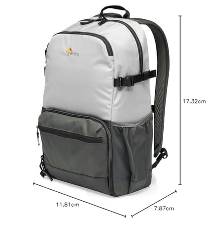 Lowepro LP37238-PWW Truckee BP 250 LX Outdoor Camera Backpack, Fits 15 inch Tablet, for Compact DSLR/Mirrorless, for Sony, Canon, Nikon, 1-2 Lenses, Gimbal, Video Drone, DJI, Osmo, Mavic, Light Grey - size: 250 LX, style: Truckee Bp 250 Lx (Grey)