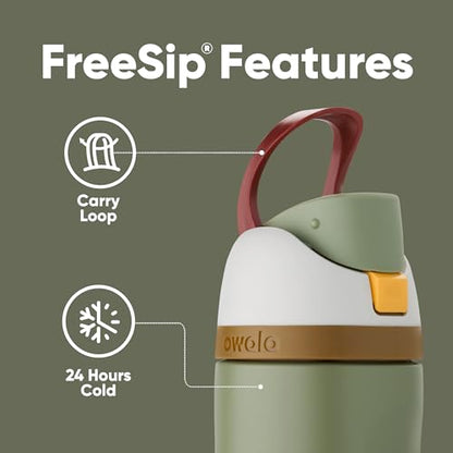 Owala Star Wars FreeSip Stainless Steel Water Bottle 24 oz Boba Fett - color: Boba Fett, size: 24 Ounces