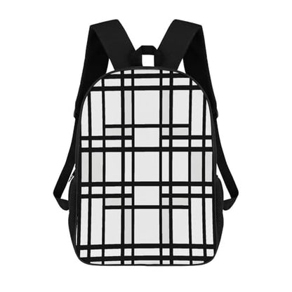 Travel Laptop Backpack Slim Durable Lightweight Back Pack Cute Horizontal Pattern Small Backpack For Women Men - color: Horizontal Pattern