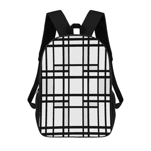 Travel Laptop Backpack Slim Durable Lightweight Back Pack Cute Horizontal Pattern Small Backpack For Women Men - color: Horizontal Pattern