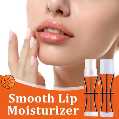 24 Sets Basketball Party Favors Lip Balm and Lipstick Holder Keychain Bulk Sport Ball Team Gifts Natural Moisturizing Lip Balm Keychains Portable Pouch for Team Basketball Sports Party Supplies - style: Basketball