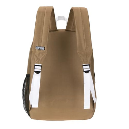 AEROPOSTALE Fieldtrip Unisex Backpack - AE Mens and Womens Bag for Everyday Use - Brown/White - color: Mud Brown