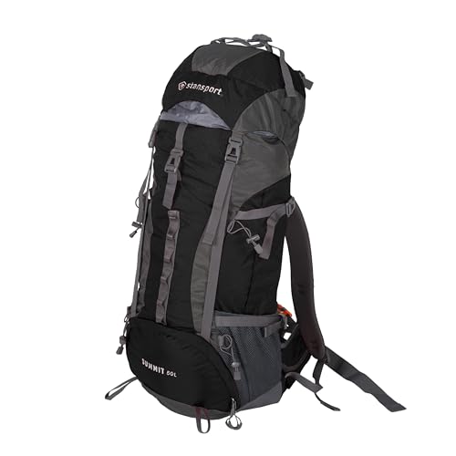 Stansport Internal Frame Pack, 50 Liter - Black, Standard (1015-20) - color: Black, size: 50 Liters