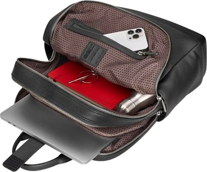 Moleskine Leather Professional Backpack, Classic, Black