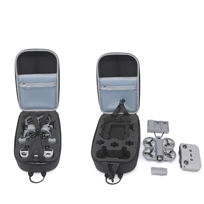Carring Case for DJI NEO 2 Bag Backpack Messenger Chest Portable Storage Shoulder Bag for DJI NEO 2 Drone, RC-N3 Remote Controller, Battery Charging Hub and Accessories