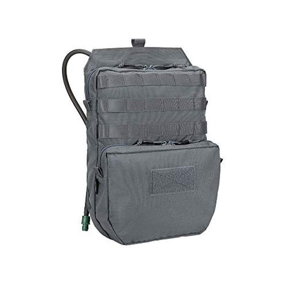 EXCELLENT ELITE SPANKER Tactical MOLLE Hydration Pack for 3L Hydration Water Bladder Molle Vest Accessory - color: Grey