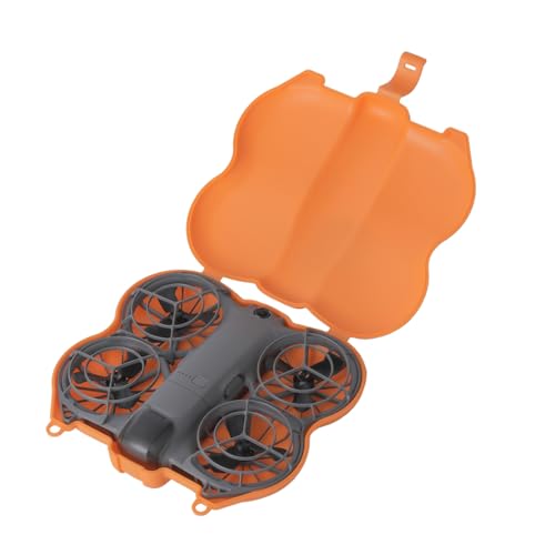 Travel Waterproof Case for DJI Neo 2 Fly More Combo Accessories, Hard Compact Protective Storage Bag, Shockproof Dust-proof for Neo 2 Backpack Transport Outdoor Use (orange) - color: orange
