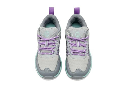Merrell Kids' Stowe Low - color: Grey/Aqua, size: 13 Little Kid