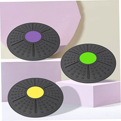 Abaodam Equilibrium Sense Training Board for Balance Exercise Durable PP Fitness Accessory Non Slip Massage Balance Plate for Physical Therapy and Coordination Training Purple