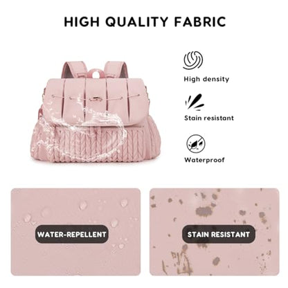 SONARIN Convertible Diaper Bag Backpack Waterproof Nappy Changing Bag Travel Mummy Bag with Changing Pad & Shoulder Strap(Pink) - color: Pink