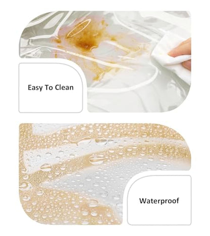 abshoo Big Heavy Duty Clear Backpack for School Girls Boys Transparent Bookbag for Middle High School (Beige) - color: Beige