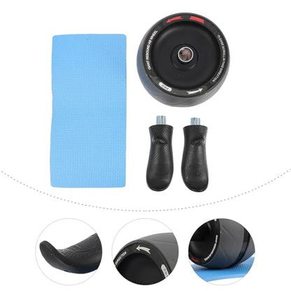 Wakauto Ab Roller Wheel Fitness Roller Core Training Exercise Wheel for Home Gym with Automatic Rebound Suitable for Men and Women Abdominal Workout