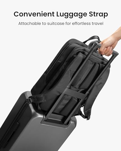 tomtoc Laptop Backpack, Laptop Bag for Men Women, 24L Everyday Computer Backpack for 16'' MacBook Pro M4, Daypack for Work, Commute, Business, College, Weekend Trip