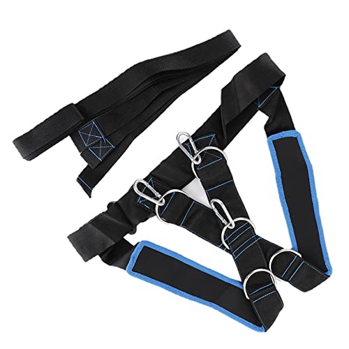 Ejoyous Sled Harness, Tire Pulling Harness Fitness Training Trainer with Adjustable Padded Shoulder Strap for Speed Improvement and Strength Training