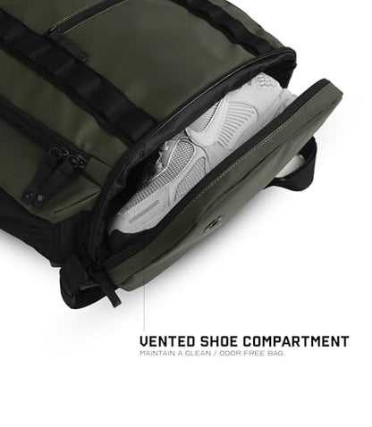 Gymreapers Gravestone 21L Backpack Travel Gym Bag Water-Resistant Lightweight Laptop Sleeve Carry On Luggage for Men & Women (OD Green) - color: Od Green