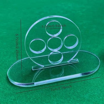 Portables Cue Stick Practice Tool Features Durability Acrylic Strokes Trainer for Home Club Use Precisions Alignment Trainer