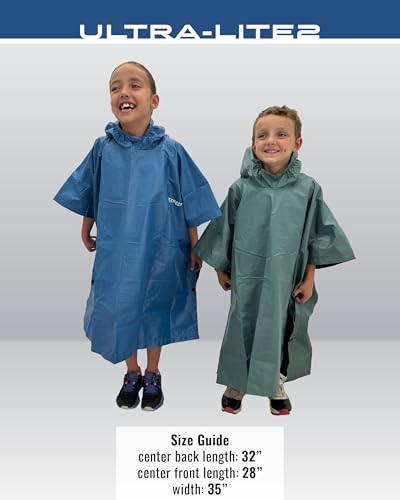 FROGG TOGGS Ultra-lite2 Waterproof, Breathable Rain Poncho, Adult and Youth Sizes - color: Pink, style: Youth