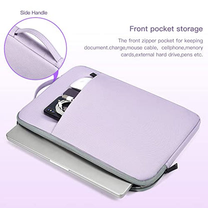 17 inch Laptop Case Sleeve, Padded Protective Shockproof Water-Resistant Laptop Cover with Handle for HP Envy 17 / Pavilion 17, Dell Lenovo Asus Acer MSI 17.3-in Computer Carrying Bag -Purple - color: Purple, size: 17-17.3 inch