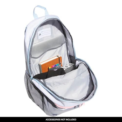 adidas Excelerator School Backpack, 33L - color: Twill White/Pink Spark/Grey, size: OSFA