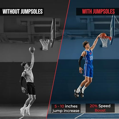 Jump Training System – Vertical Leap Speed & Agility Trainer Improves Foot & Ankle Strength Jump Shoes for Achilles & Plantar Fasciitis Relief - size: US 8-9.5, style: Basic