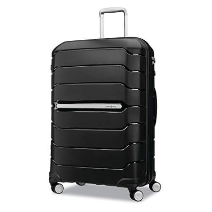 Samsonite Freeform Large Checked Luggage with Dual 360° Spinner Wheels - TSA Lock, Airline-Approved - Lightweight Durable Polypropylene Expandable Hardshell - Black - color: Black, size: Checked-Large Spinner