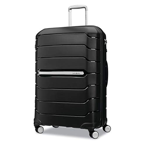 Samsonite Freeform Large Checked Luggage with Dual 360° Spinner Wheels - TSA Lock, Airline-Approved - Lightweight Durable Polypropylene Expandable Hardshell - Black - color: Black, size: Checked-Large Spinner