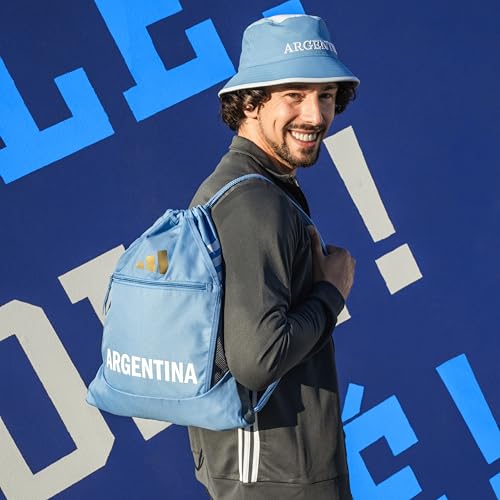 adidas Stadium Sackpack – Drawstring Backpack for Sports, Small Gym Bag, 13L - color: Argentina