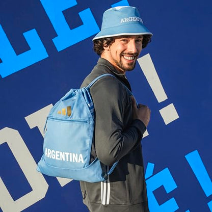 adidas Stadium Sackpack – Drawstring Backpack for Sports, Small Gym Bag, 13L - color: Argentina