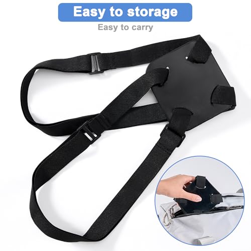 Chelmon 2 Pack Luggage Straps, Ajustable Elastic Bungee Belt for Suitcases, Add Extra Bag Easy and Securely for Travel - color: Black-2pack