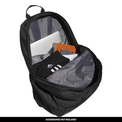adidas Striker 3 Team Sports Backpack – Daypack for Sports Gym Travel, 36L, Black, OSFA - color: Black