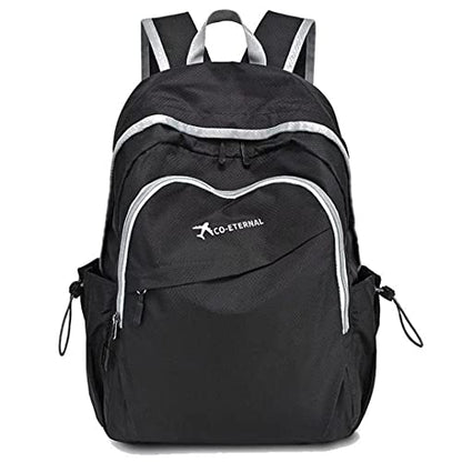 Geboldil Men's and women's leisure waterproof travel backpack - color: Black2