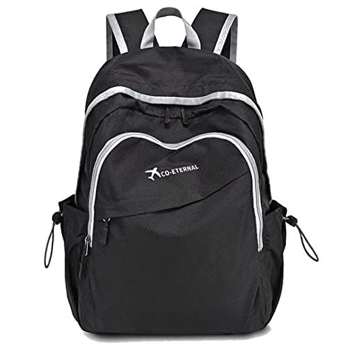 Geboldil Men's and women's leisure waterproof travel backpack - color: Black2