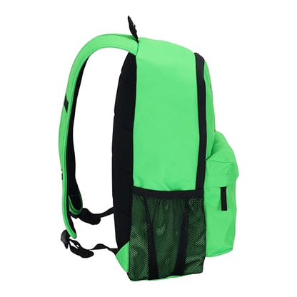 Fox Racing Clean Up Backpack, Slim Everyday School & Street Bag with Laptop Sleeve, Water Bottle Pocket & Adjustable Straps, Fluorescent Green - color: Fluorescent Green