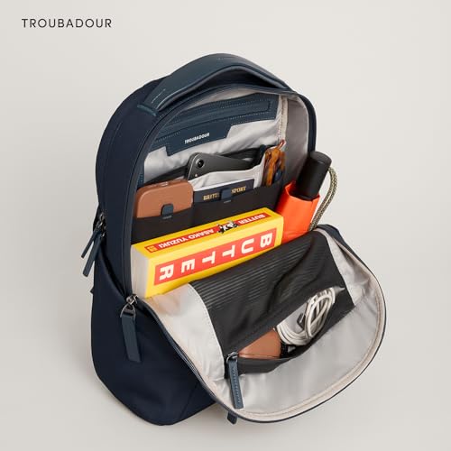Troubadour Apex 4.0 Compact - 16L Premium Laptop Backpack - Ergonomic & Water Resistant - Designed for Work and Travel - Ink Blue - color: Ink Blue