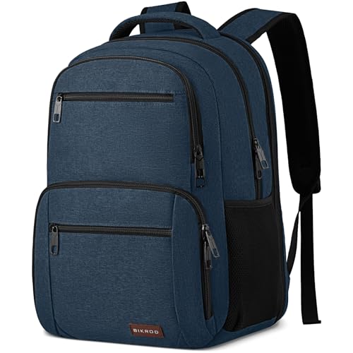 BIKROD Backpack for Boys Men, School Backpack for Teens Girls, Lightweight Casual High School Bookbag, Daily-use Travel Laptop Backpack with USB Charging Port Fits 15.6 Inch Notebook - color: Blue, size: 15.6 Inch