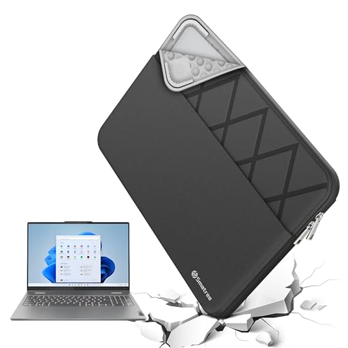 Smatree 13 inch Laptop Sleeve for Lenovo ThinkPad X13 Gen 2/3/4/5, for ThinkPad X13 Yoga Gen 2/3/4 2 in 1 Laptop Bag with Accessory Pocket, YKK Zipper, Patented Super Corner Design (E437) - color: Elite-Black, size: for 13 inch ThinkPad X13(E437)