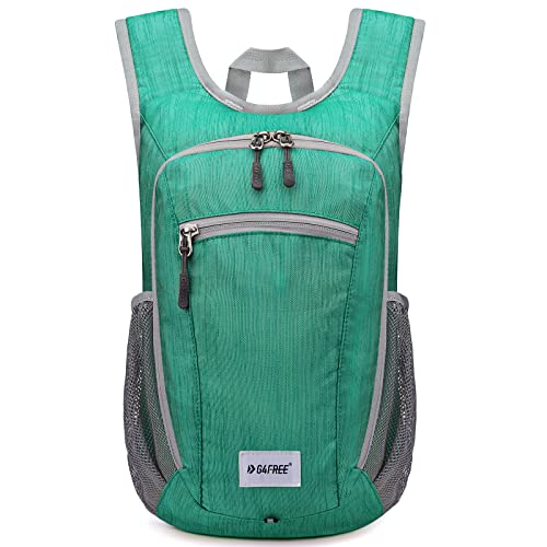 G4Free 10L/15L Hiking Backpack Lightweight Packable Hiking Daypack Small Travel Outdoor Foldable Shoulder Bag - color: Green, size: 10L