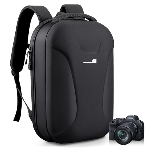 Hardshell Professional Photography Backpack for DSLR Digital Cameras, 22L